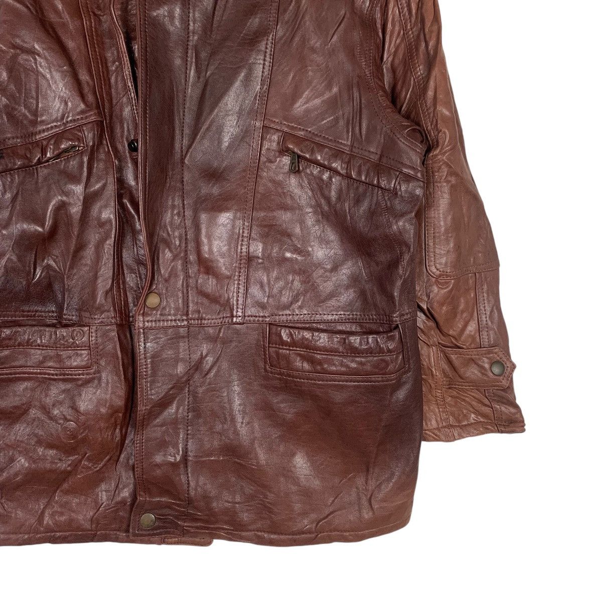 Japanese Brand Vintage Carpell Leather Jacket Made In Italy Size US M / EU 48-50 / 2 - 4 Thumbnail