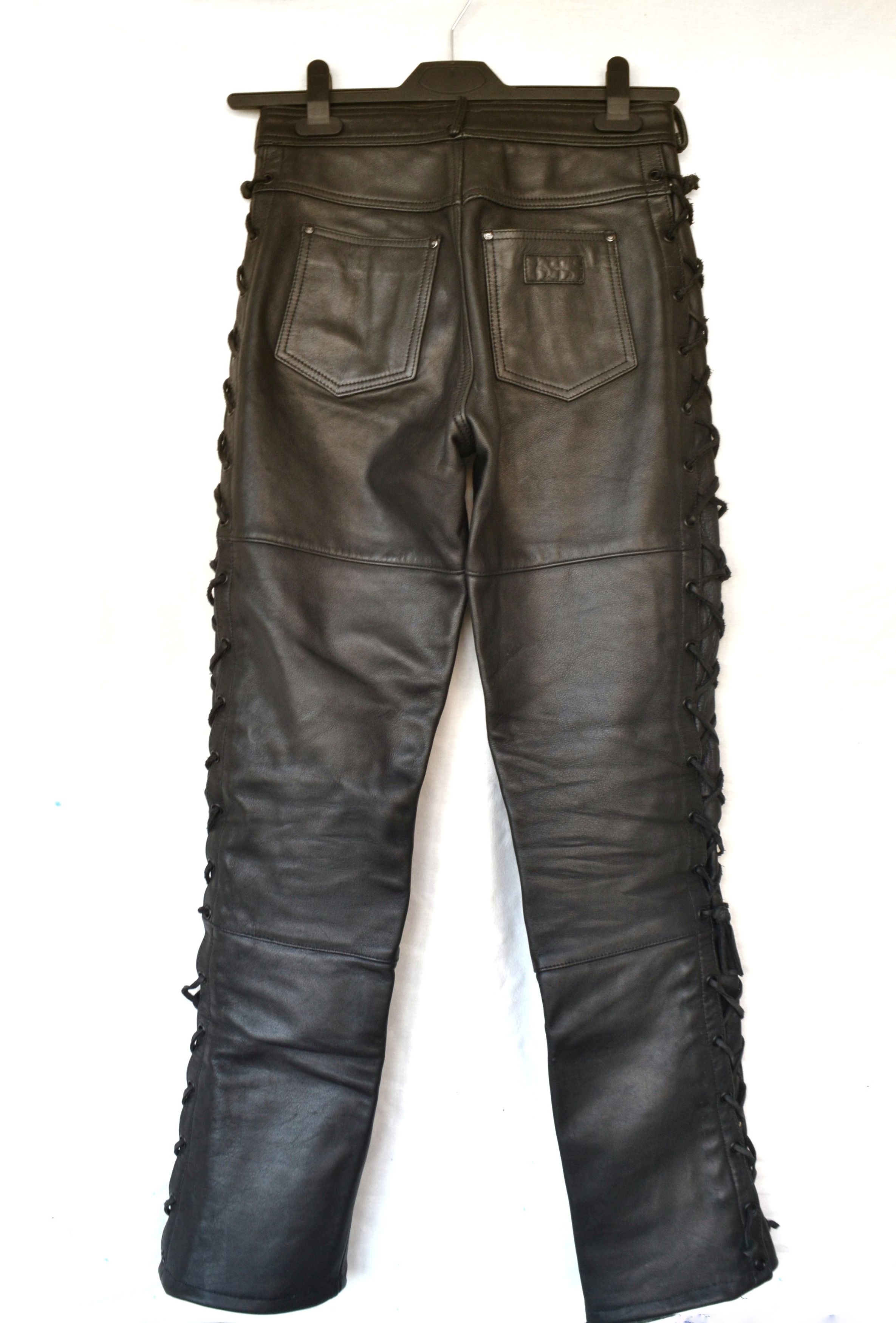 Leather × Vintage Leather pants vtg Size 28" / US 6 / IT 42 - 2 Thumbnail