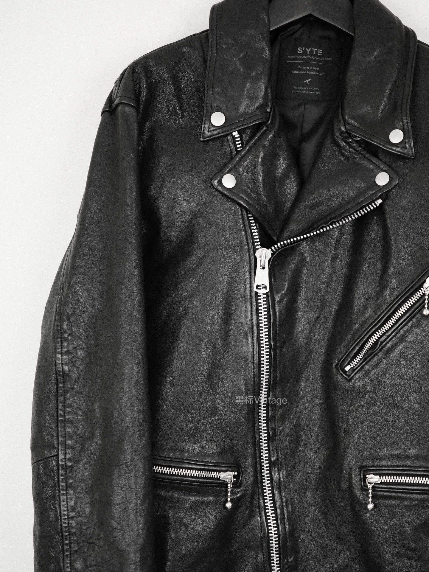 Yohji Yamamoto Yohji Yamamoto 22AW Vintage Washed Sheepskin Moto Jacket Size US L / EU 52-54 / 3 - 2 Thumbnail