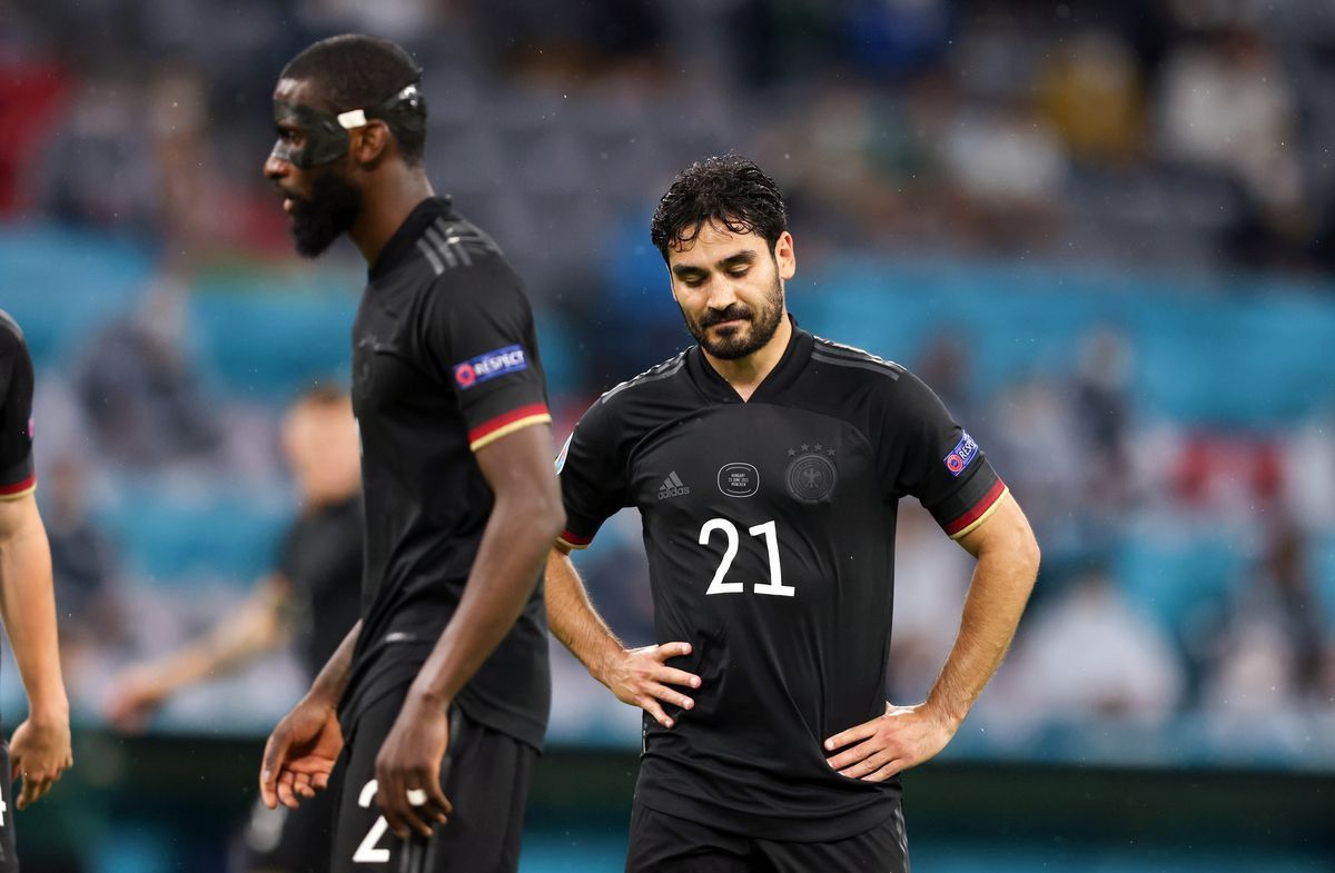 Adidas GERMANY ADIDAS 2020 EURO FOOTBALL AWAY JERSEY #21 GUNDOGAN Size US M / EU 48-50 / 2 - 10 Thumbnail