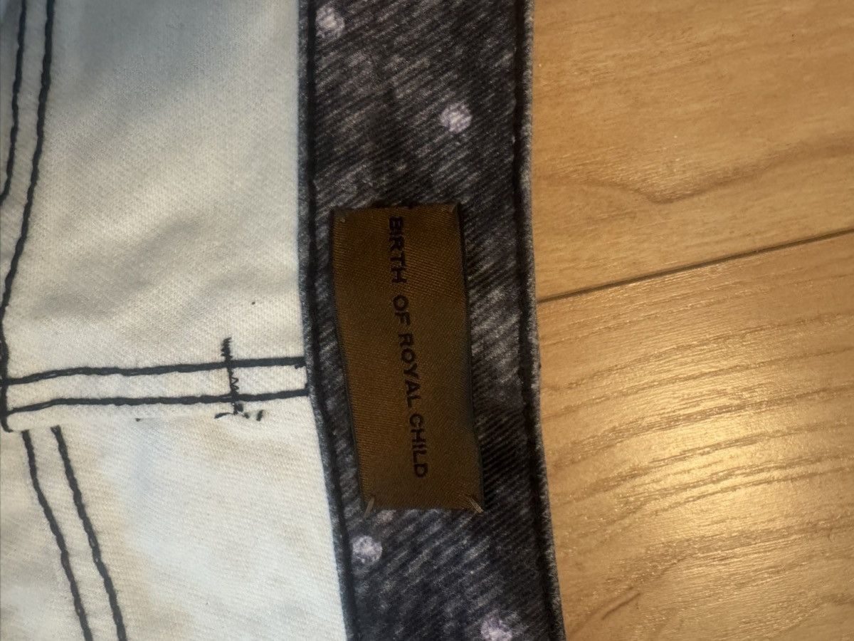 Birth of Royal Child Birth of Royal Child Embellished Crystal Denim Jeans Size US 34 / EU 50 - 4 Thumbnail