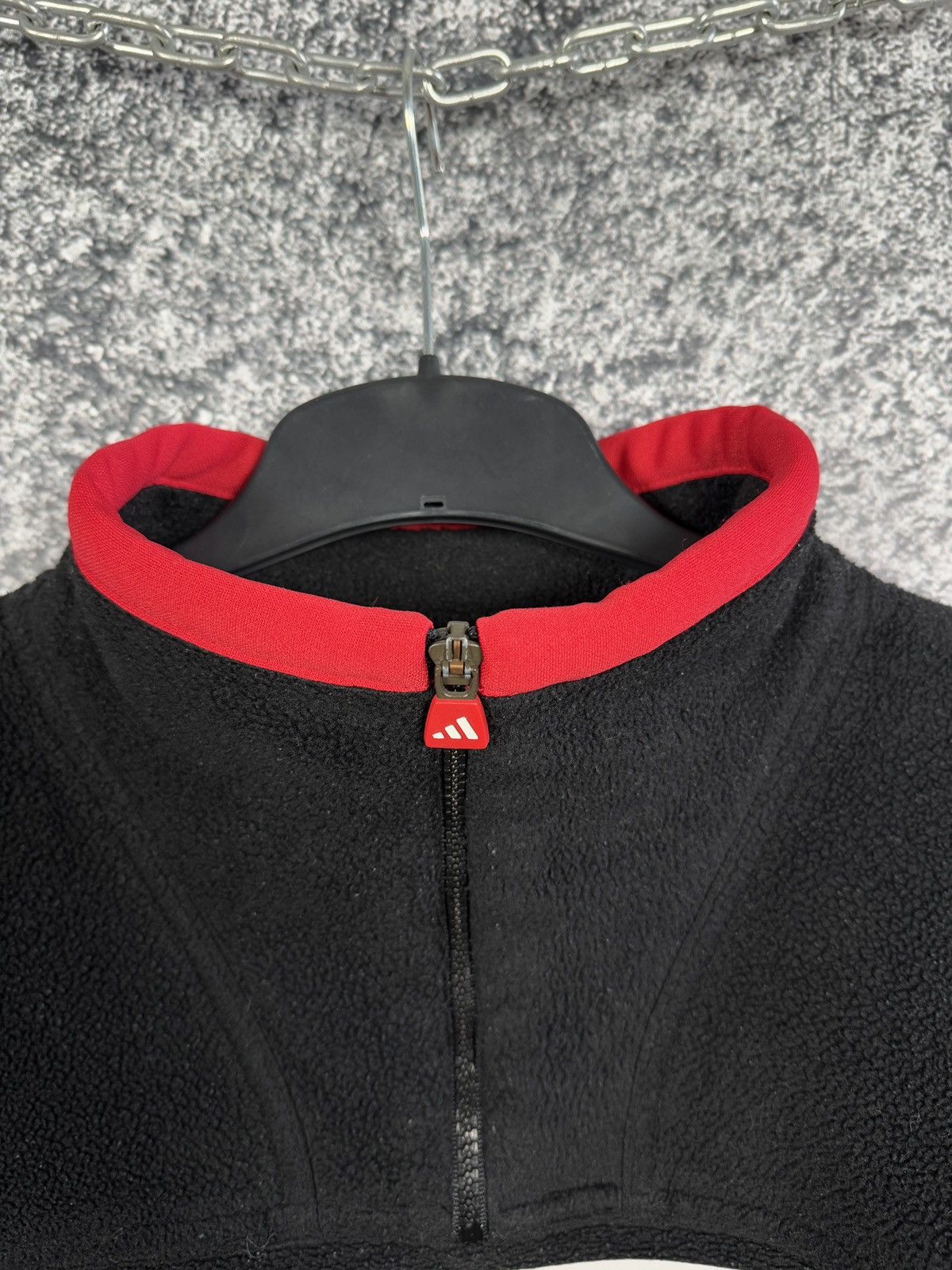 Adidas Adidas Vintage Fleece 1/4 Zip Jacket Retro Style 90s Size L Size US L / EU 52-54 / 3 - 10 Thumbnail