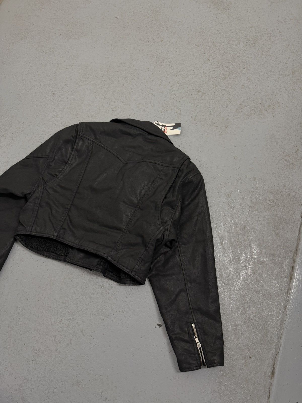 Wrangler Wrangler x Fender Soft Leather Insulated Cropped Jacket Size M / US 6-8 / IT 42-44 - 17 Thumbnail