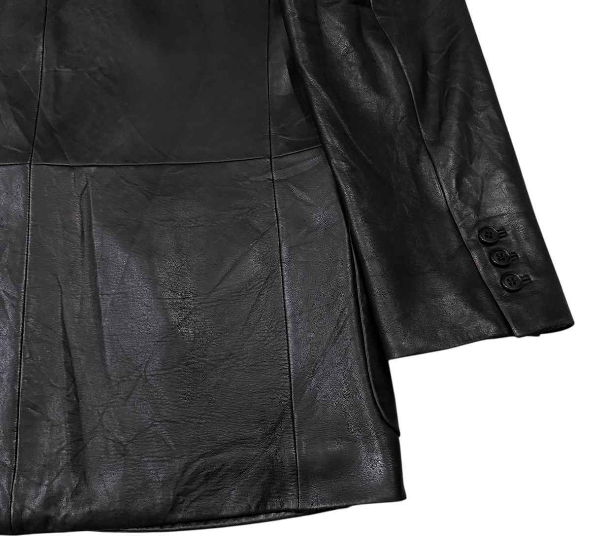 Loewe Vintage Loewe Madrid Lamb Leather Buttons Jacket Size US M / EU 48-50 / 2 - 15 Thumbnail