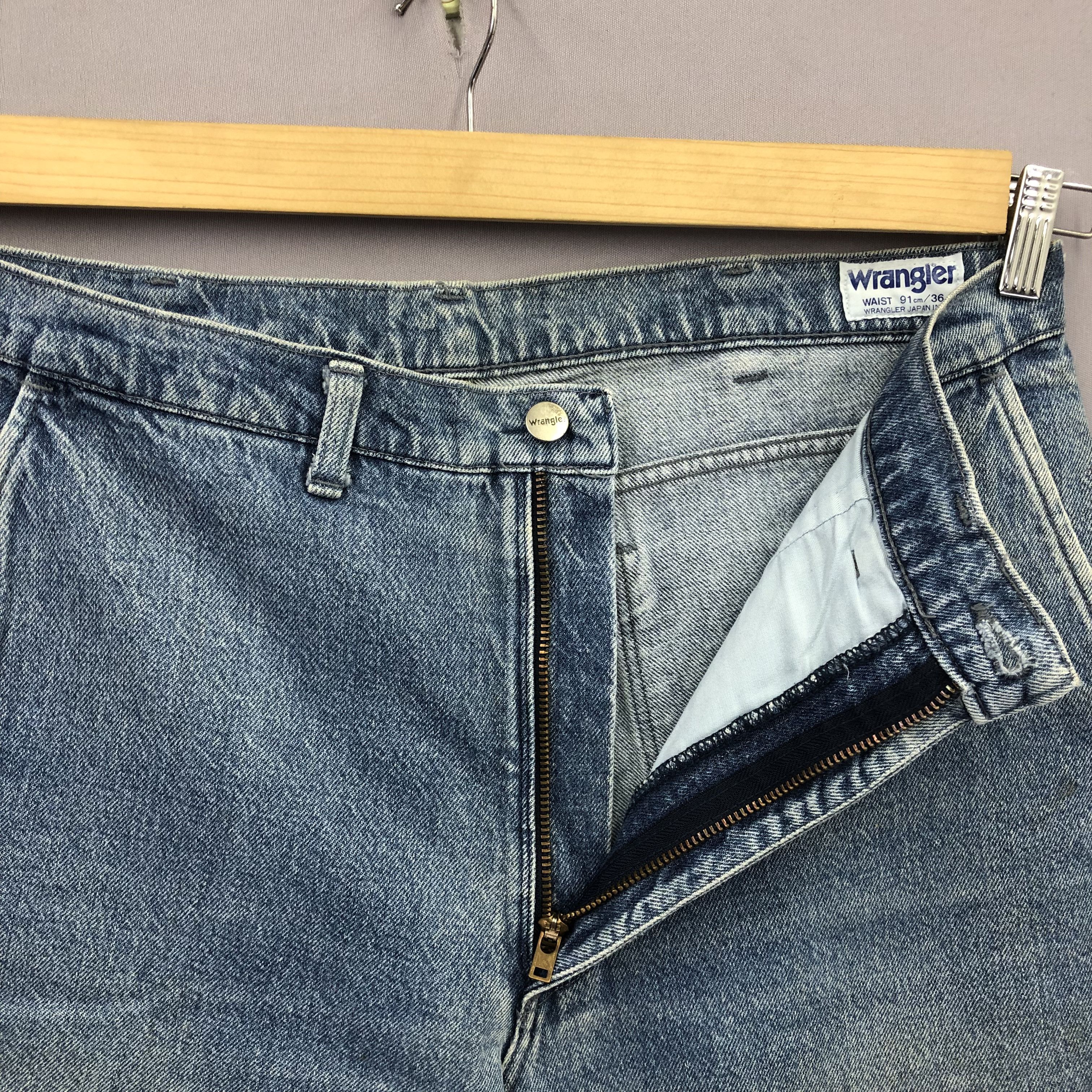 Wrangler Vintage Wrangler Faded Light Wash Japanese Jeans Denim Size US 34 / EU 50 - 5 Thumbnail
