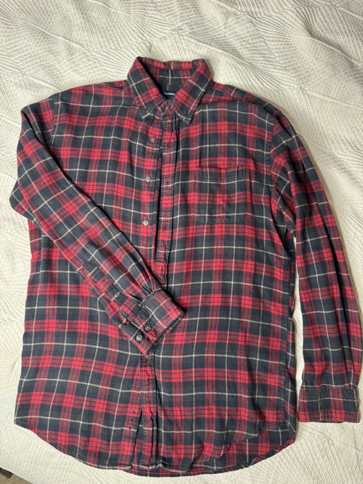 Croft & Barrow Croft & Barrow Vintage Plaid Button Up Flannel “Red/Black” Size US M / EU 48-50 / 2 - 1 Thumbnail