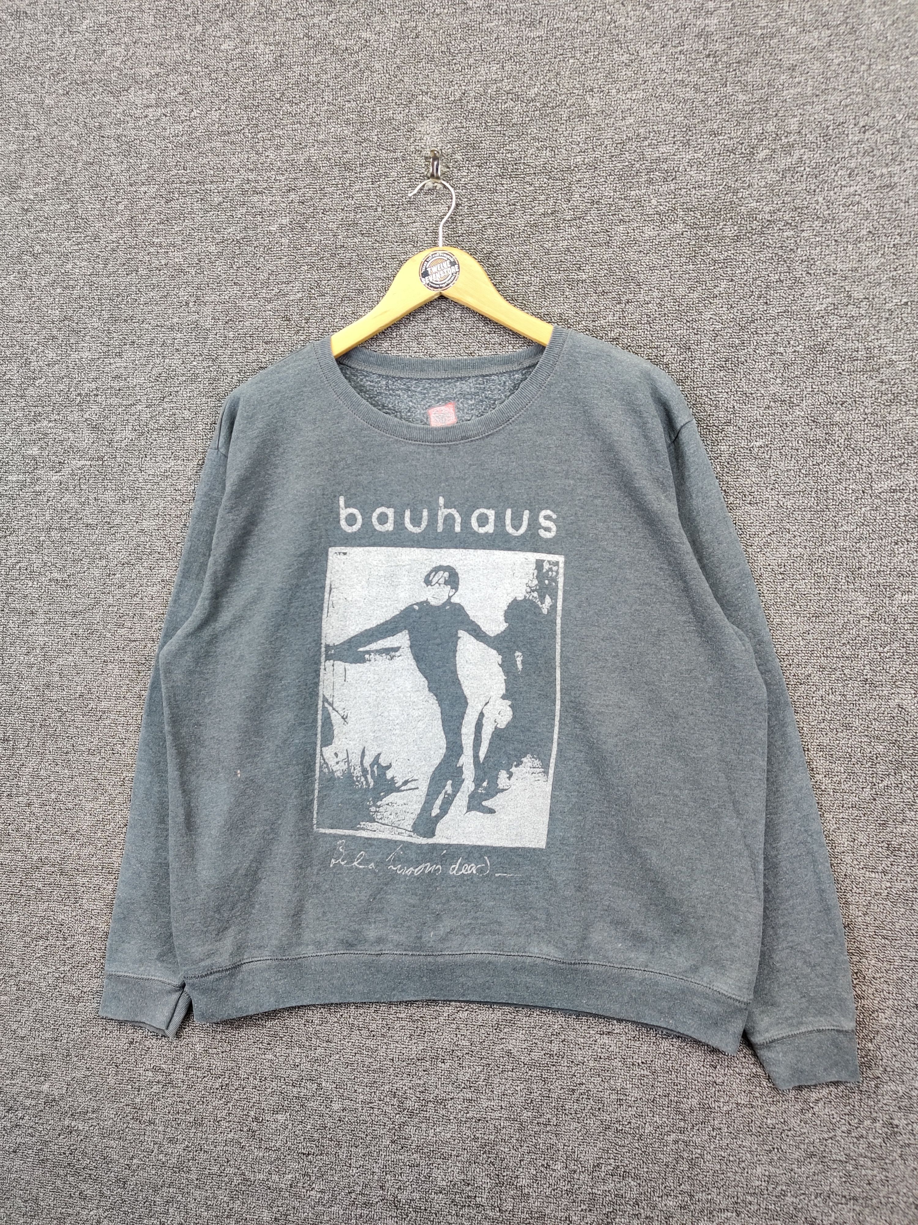 Band Tees Vintage Bauhaus Bela Lugosi's Death Goth Sweatshirt Size US XL / EU 56 / 4 - 2 Thumbnail