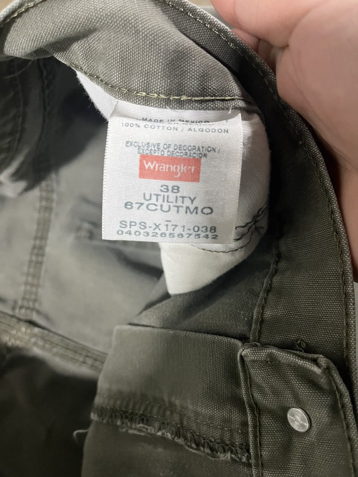 Carhartt × Vintage × Wrangler Crazy Y2K Carhartt Style Wrangler Carpenter Skater Shorts Size US 38 / EU 54 - 8 Thumbnail