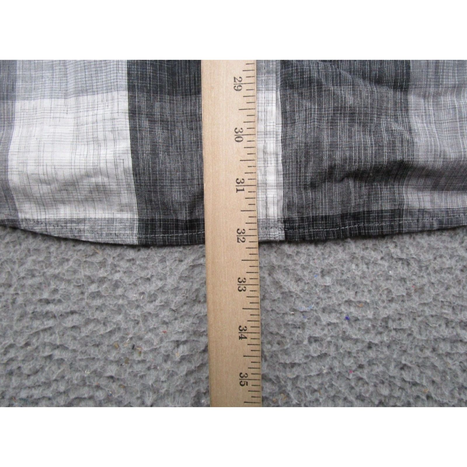 Vintage Ocean Current Mens Black Plaid Flannel Long Sleeve Button Up Shirt XL New Size US XL / EU 56 / 4 - 7 Thumbnail