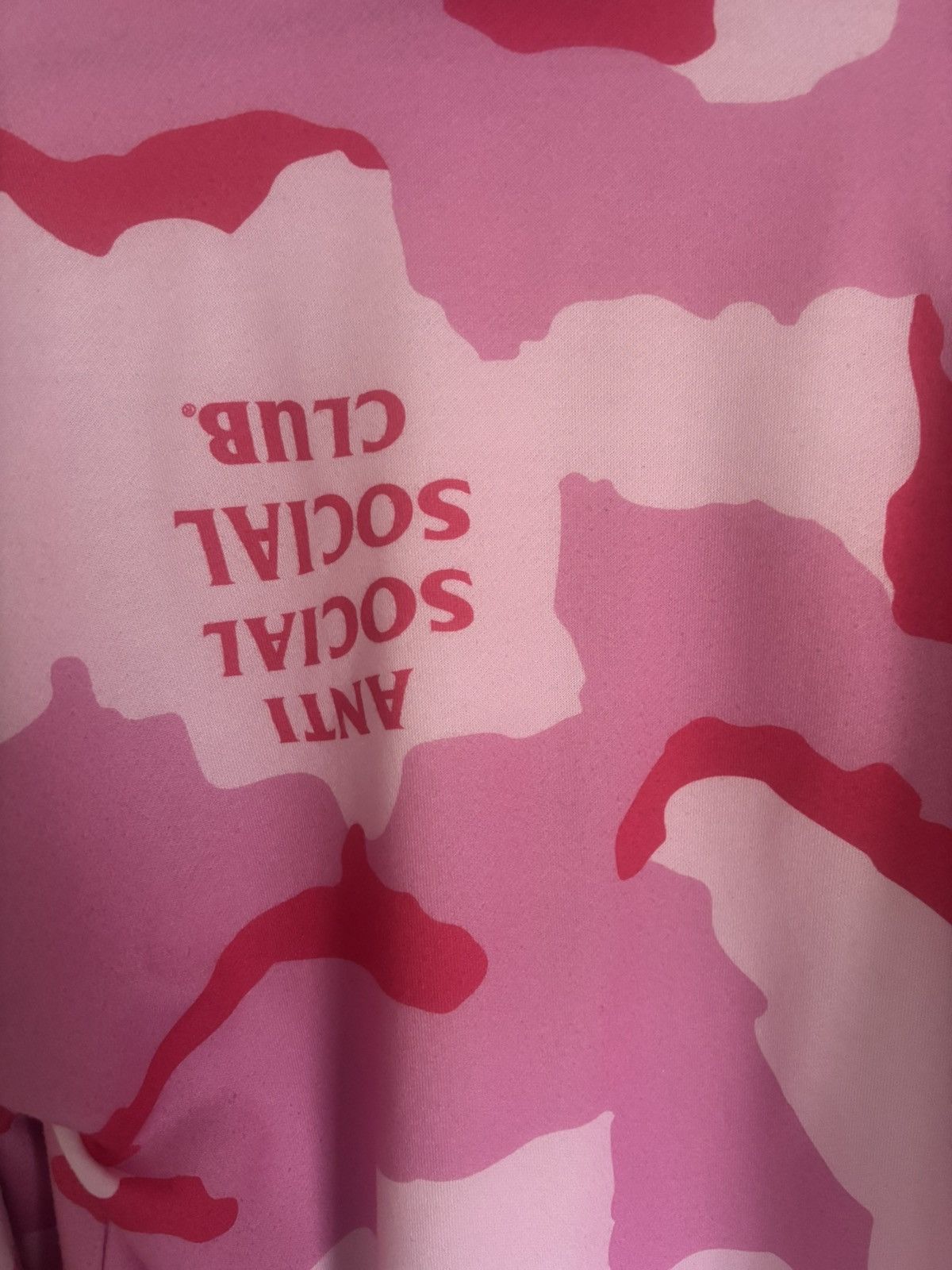 Anti Social Social Club Anti Social Social Club Cotton Candy Hoodie 'Pink Camo' Size US L / EU 52-54 / 3 - 4 Thumbnail