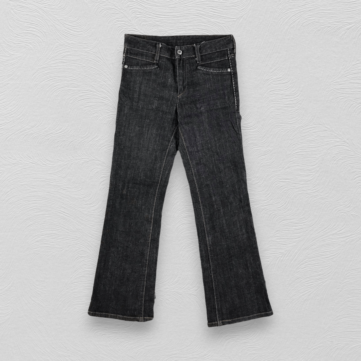 Japanese Brand Vintage Bobson Jeans Flare Denim KJ2058 Size US 28 / EU 44 - 1 Thumbnail