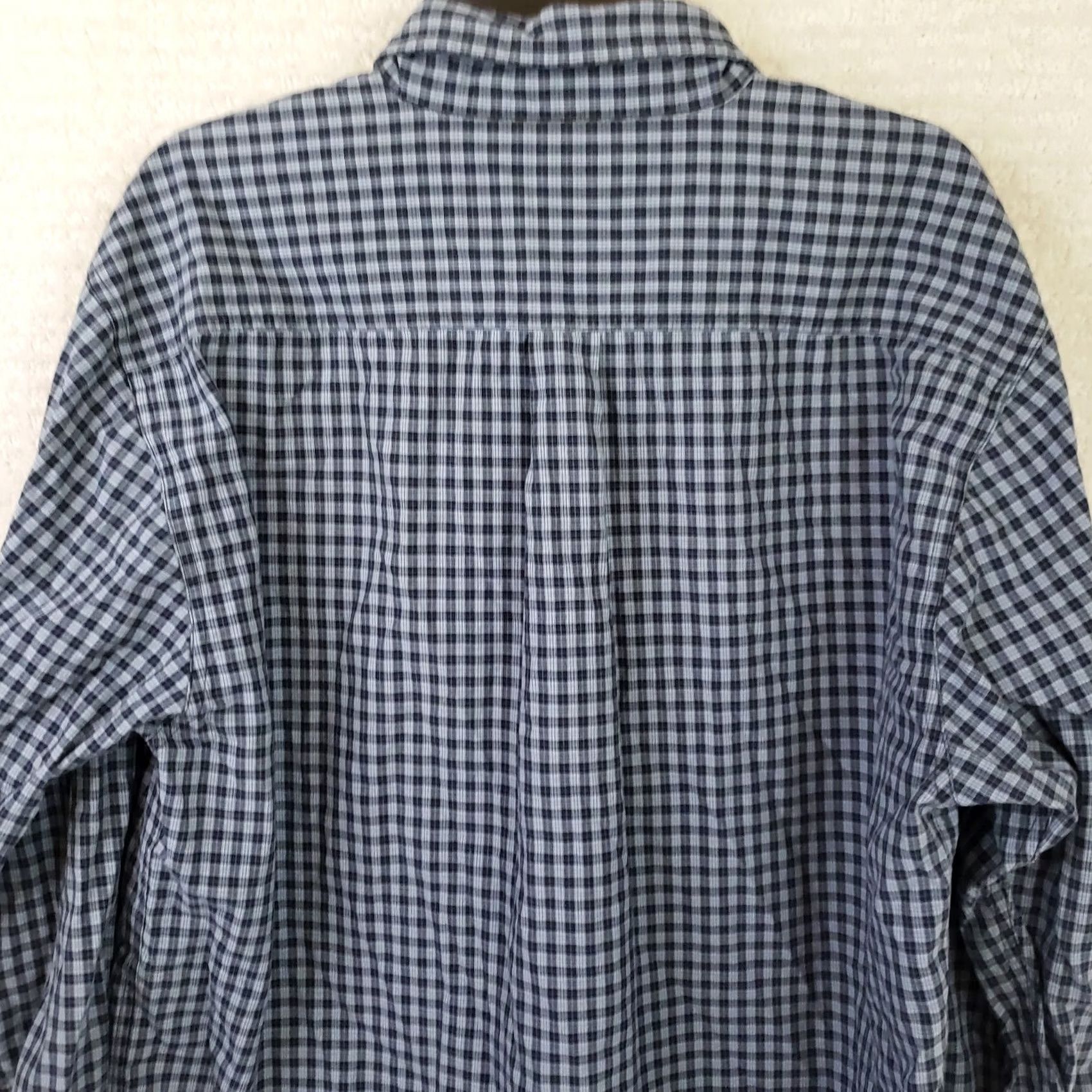 Carhartt Carhartt Work Shirt Relaxed Fit Men's L Blue Plaid Long Sleeve Button Front Size US L / EU 52-54 / 3 - 6 Thumbnail