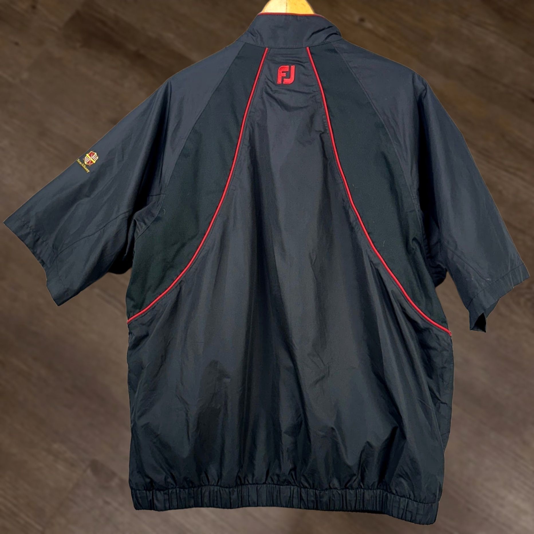 Footjoy FootJoy FJ Mens DryJoys Pullover Jacket Black Large Short Sleeve Quarter Zip Golfing Mens Size US L / EU 52-54 / 3 - 1 Thumbnail