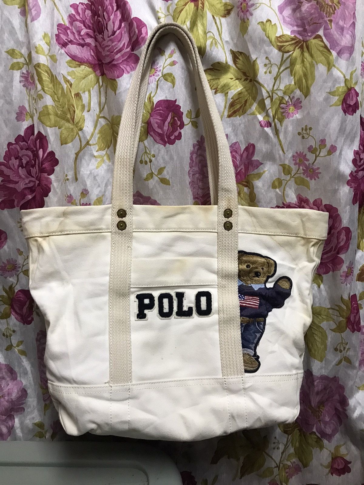 Polo Ralph Lauren Polo Ralph Lauren Bear Tote Shoulder Size ONE SIZE - 1 Thumbnail