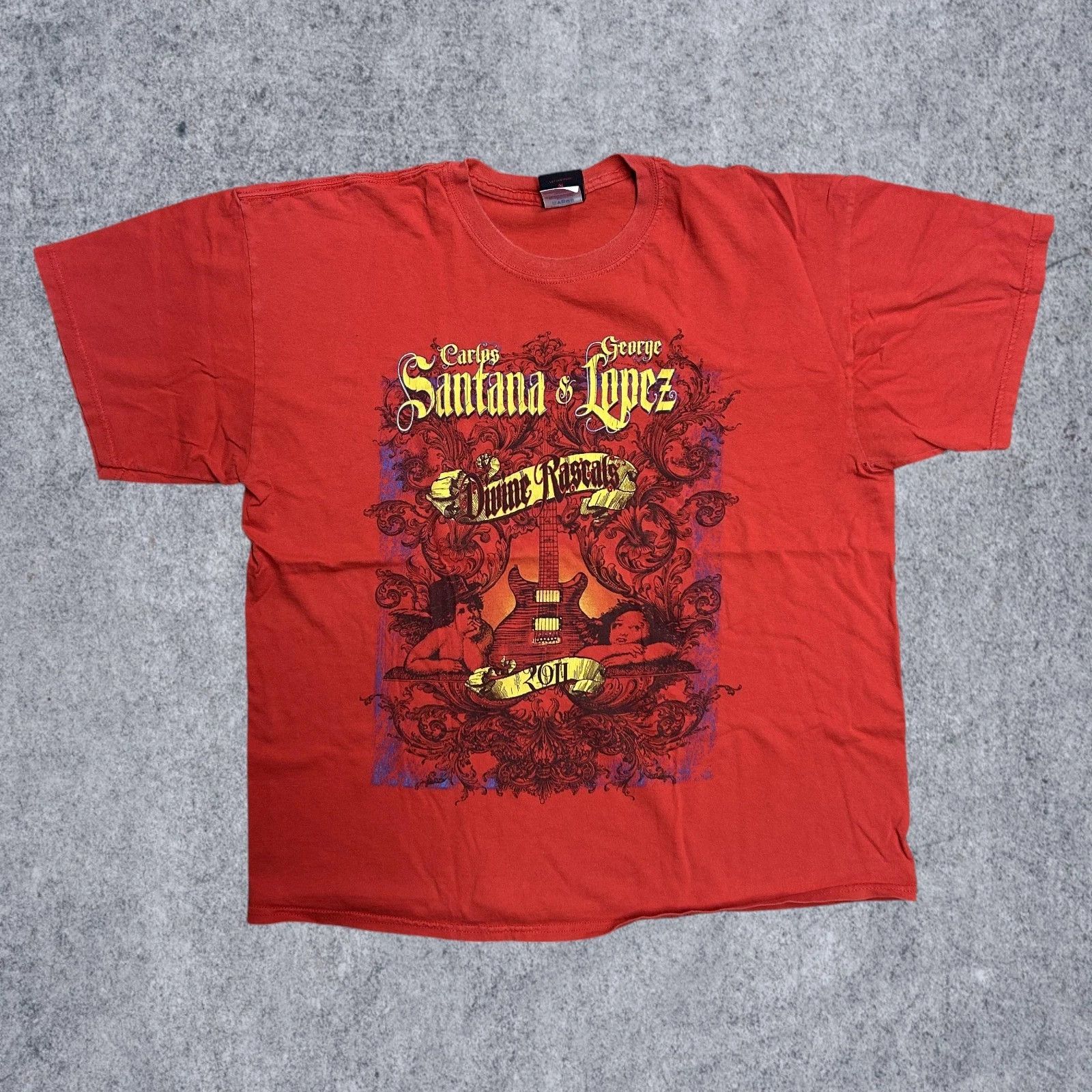 PGA Tour Carlos Santana George Lopez Divine Rascals 2011 Tour Shirts Size US XL / EU 56 / 4 - 1 Thumbnail
