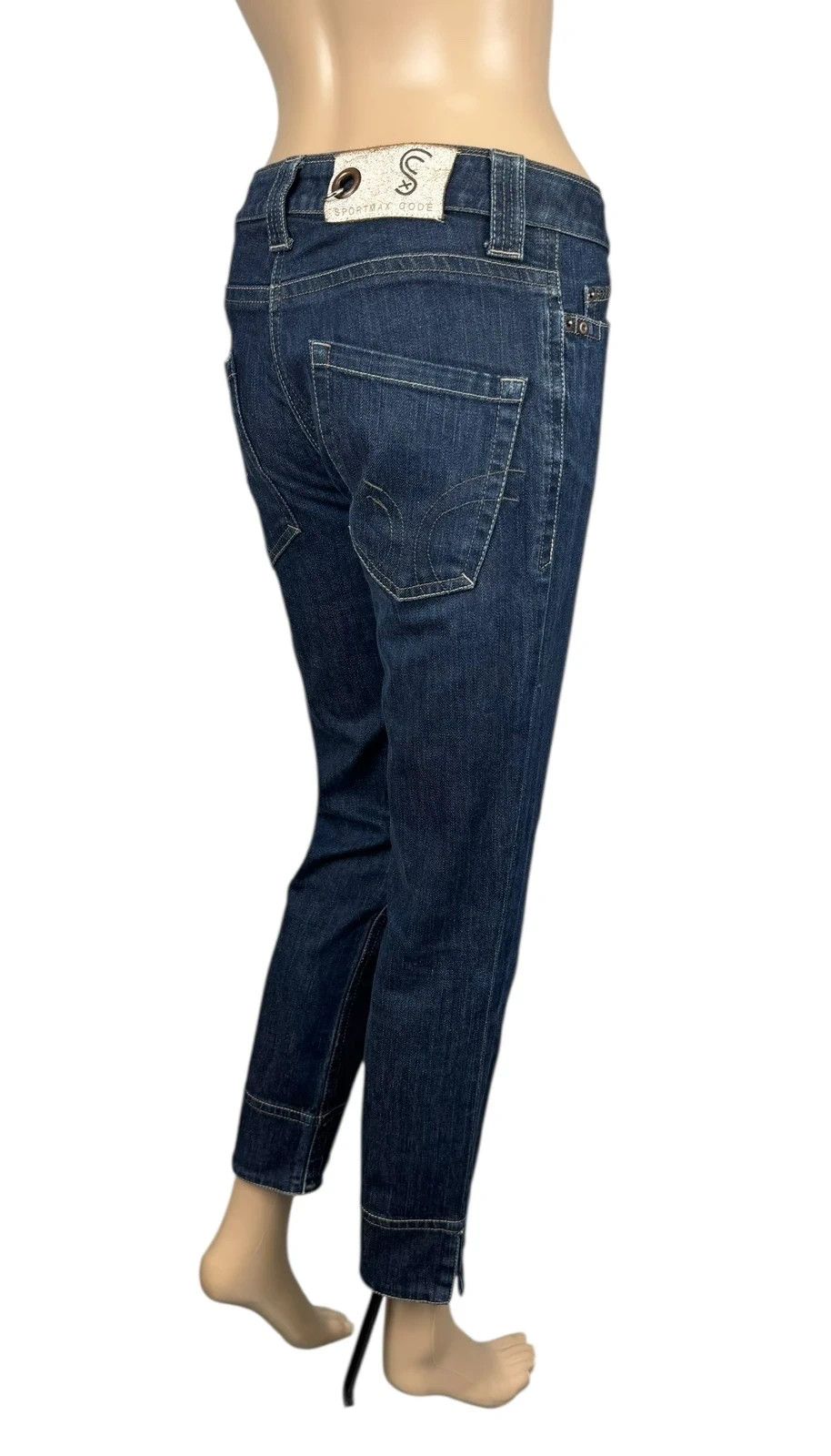 Sportmax Sportmax Code Vintage Crop Jeans Slim size US4 I38 Size 27" / US 4 / IT 40 - 8 Thumbnail