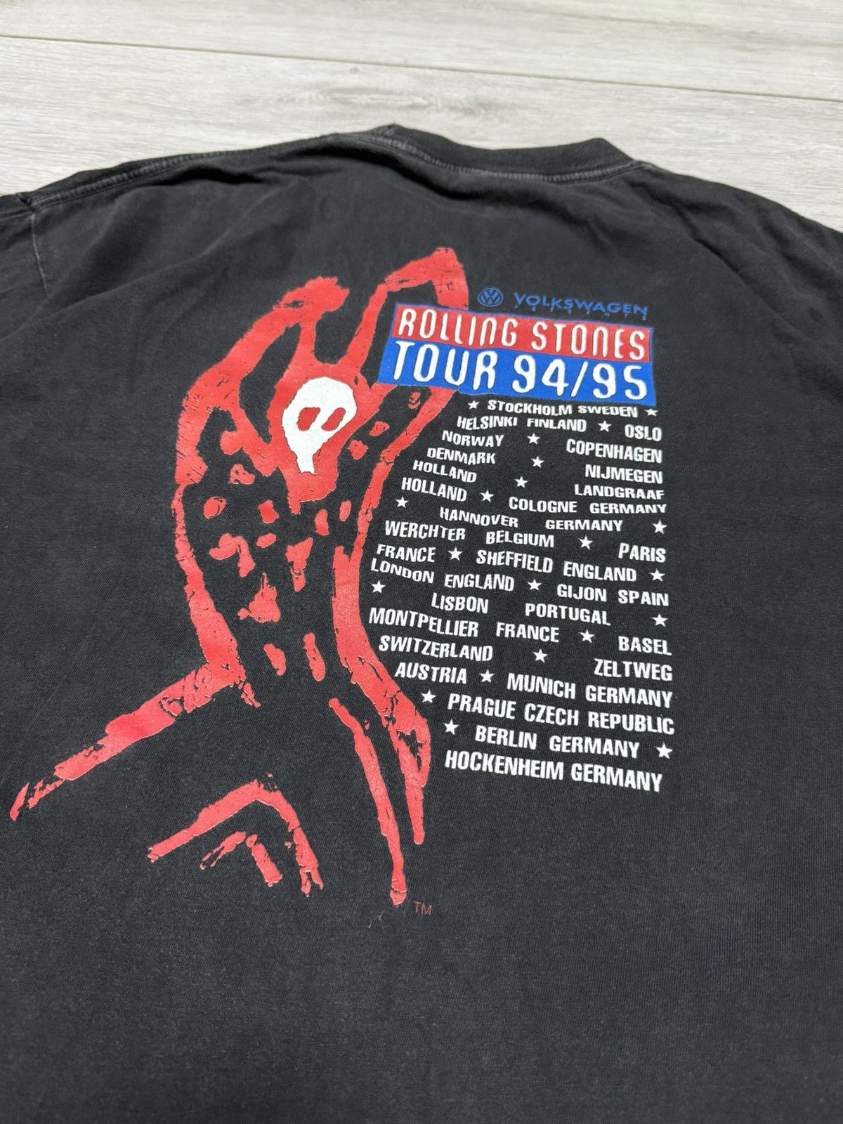 The Rolling Stones The Rolling Stones 1994 1995 tour voodoo lounge vintage tee Size US XL / EU 56 / 4 - 4 Thumbnail