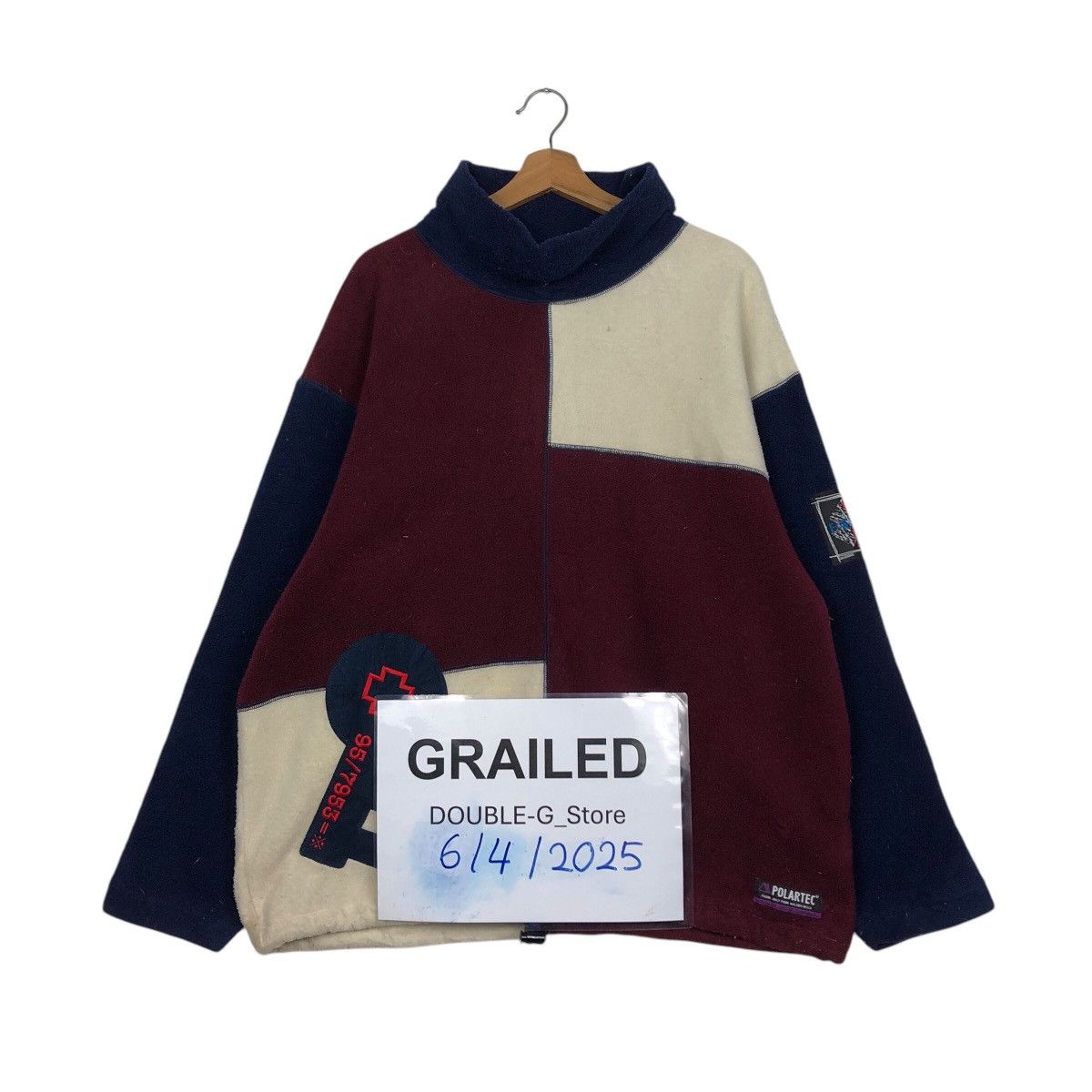 Descente × Japanese Brand × Vintage 📌Vintage Half Zipper Anorak Jacket Fleece Descente Polartec Size US M / EU 48-50 / 2 - 1 Thumbnail