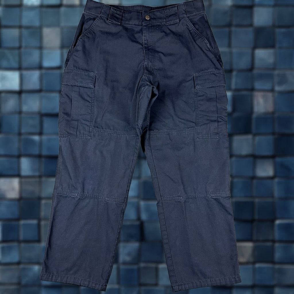 Vintage 5.11 Tactical Pants Men Large Short Blue Ripstop Cargo Pockets USA GUC Size US 33 - 1 Thumbnail