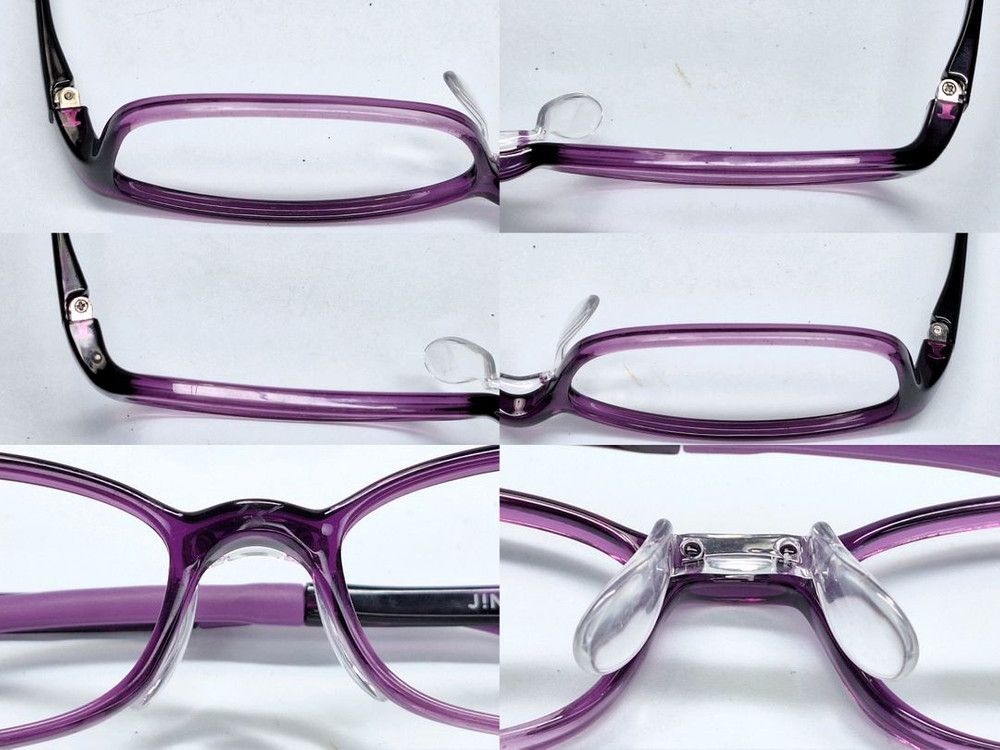 JINS JINS PC-14A-001M 8g Purple Gradient Square Glasses Size ONE SIZE - 8 Thumbnail
