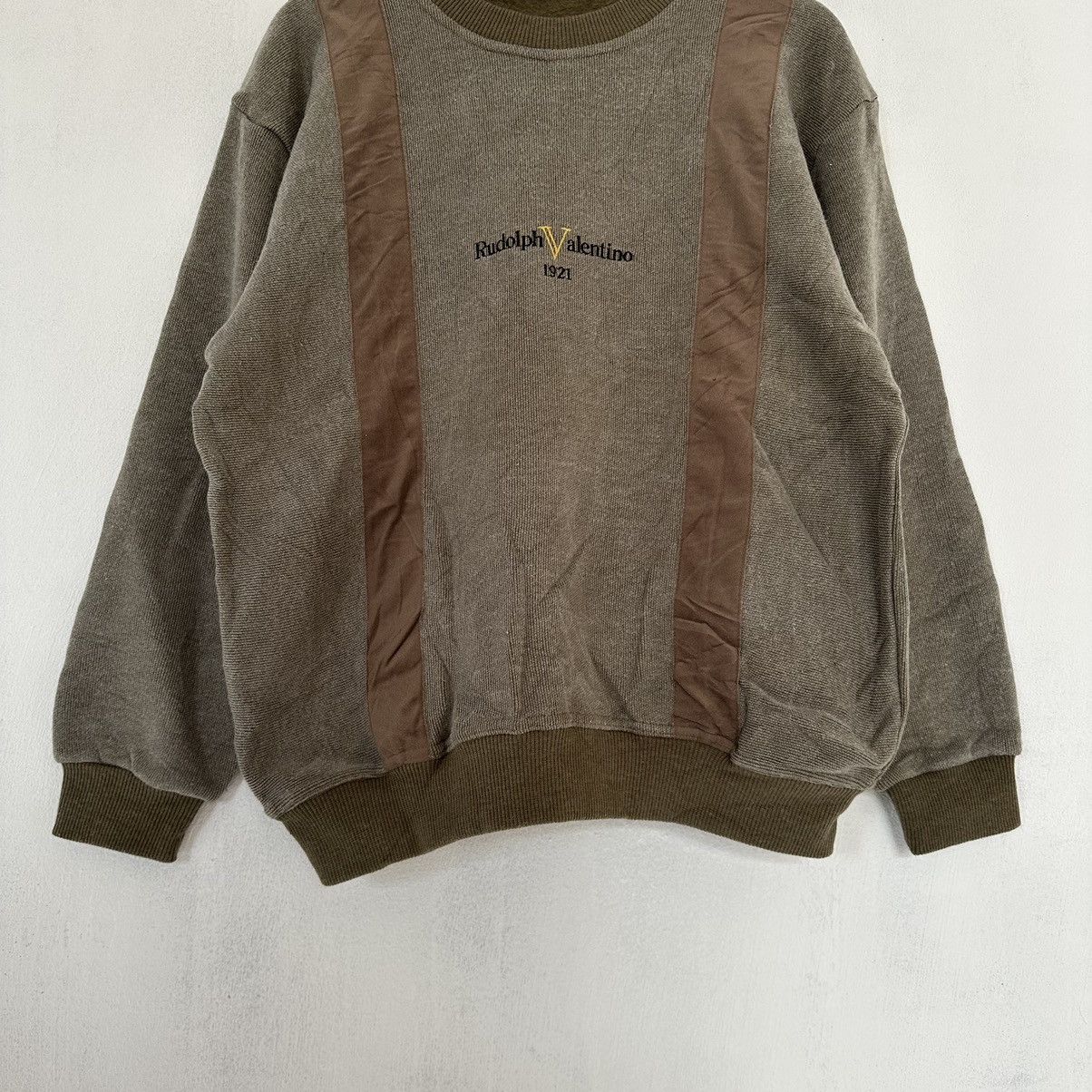 Japanese Brand × Vintage Vintage Rudolph Valentino Knitwear Sweater Jumper Size US L / EU 52-54 / 3 - 3 Thumbnail