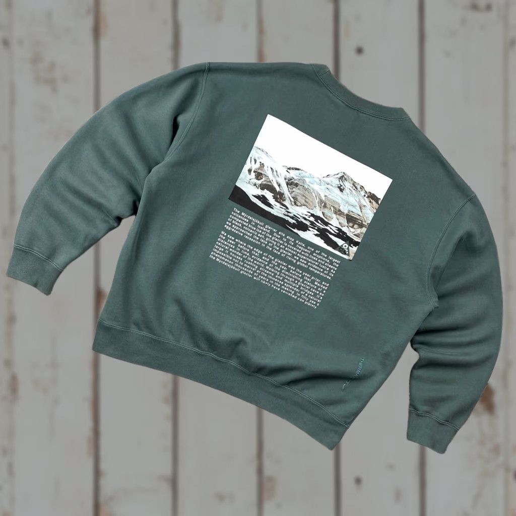 Nike Nike ACG Sweatshirt Mens L Green Graphic Big Logo Therma-FIT Fleece Pullover Crew Neck Size US L / EU 52-54 / 3 - 1 Thumbnail