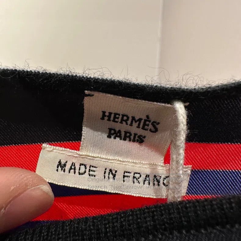 Hermes Hermes Striped Cashmere Silk Shirt Size XXS / US 00 / IT 34 - 3 Thumbnail