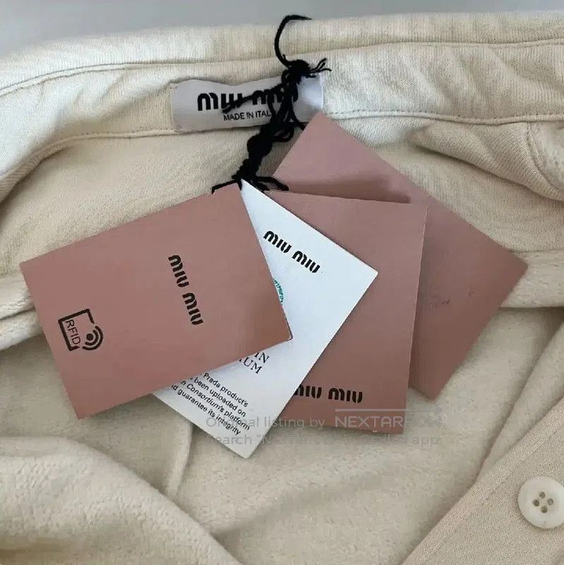 Miu Miu Miu Miu White Cotton Women's Jacket . Size XS / US 0-2 / IT 36-38 - 7 Thumbnail