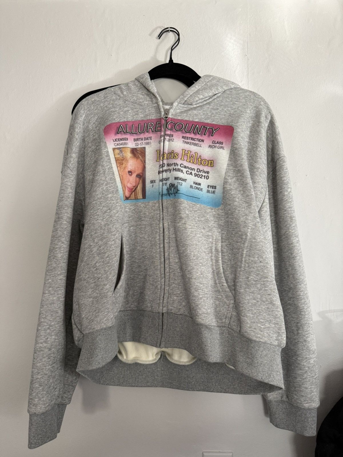 Allure County Paris Hilton ID Hoodie