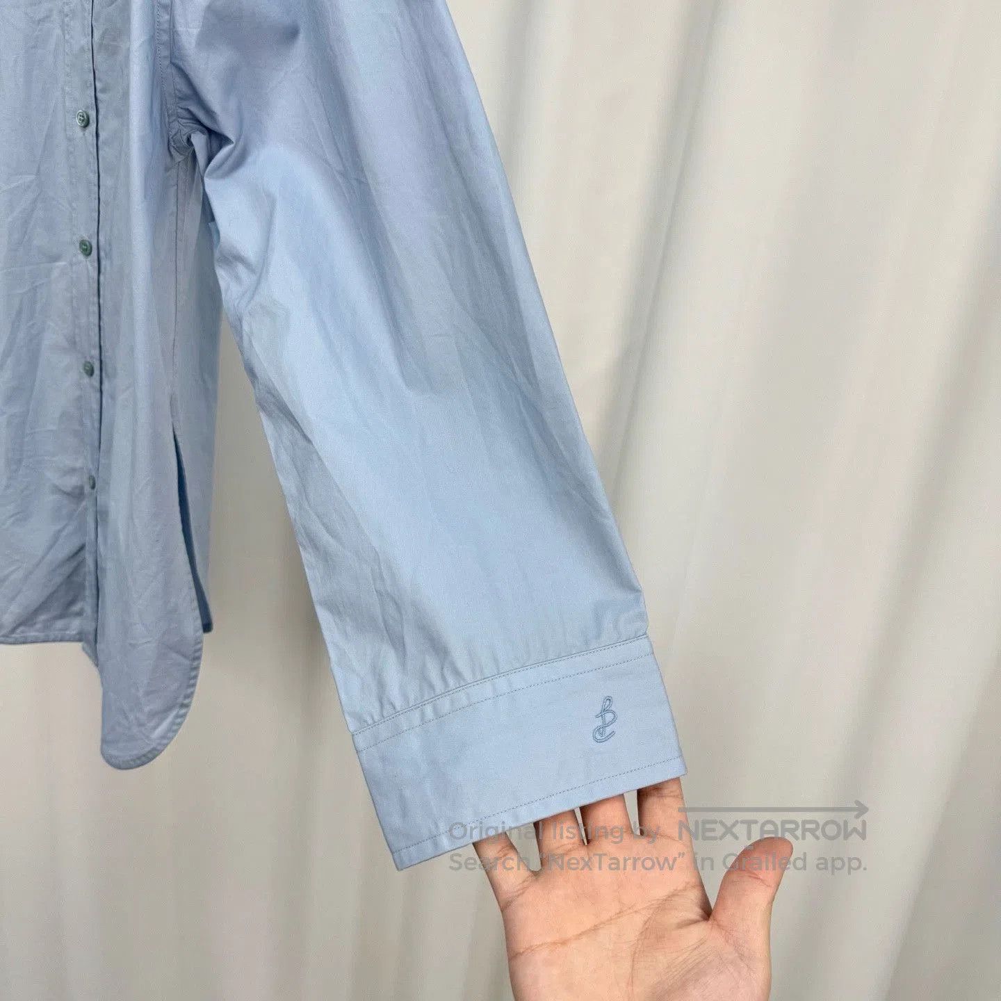 Balenciaga Balenciaga Embroidered Letter Shirt. Size XS / US 0-2 / IT 36-38 - 4 Thumbnail