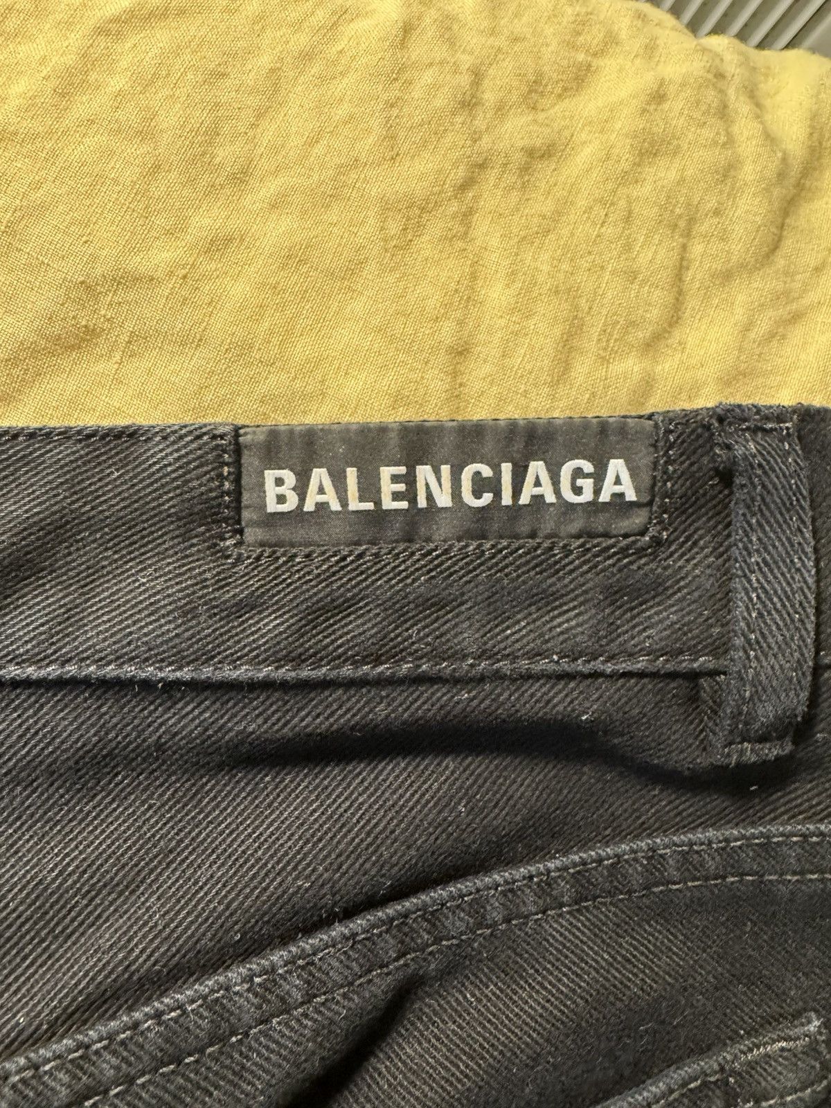 Balenciaga Balenciaga Unisex Black Bootcut/Flared Jeans Size US 34 / EU 50 - 4 Thumbnail