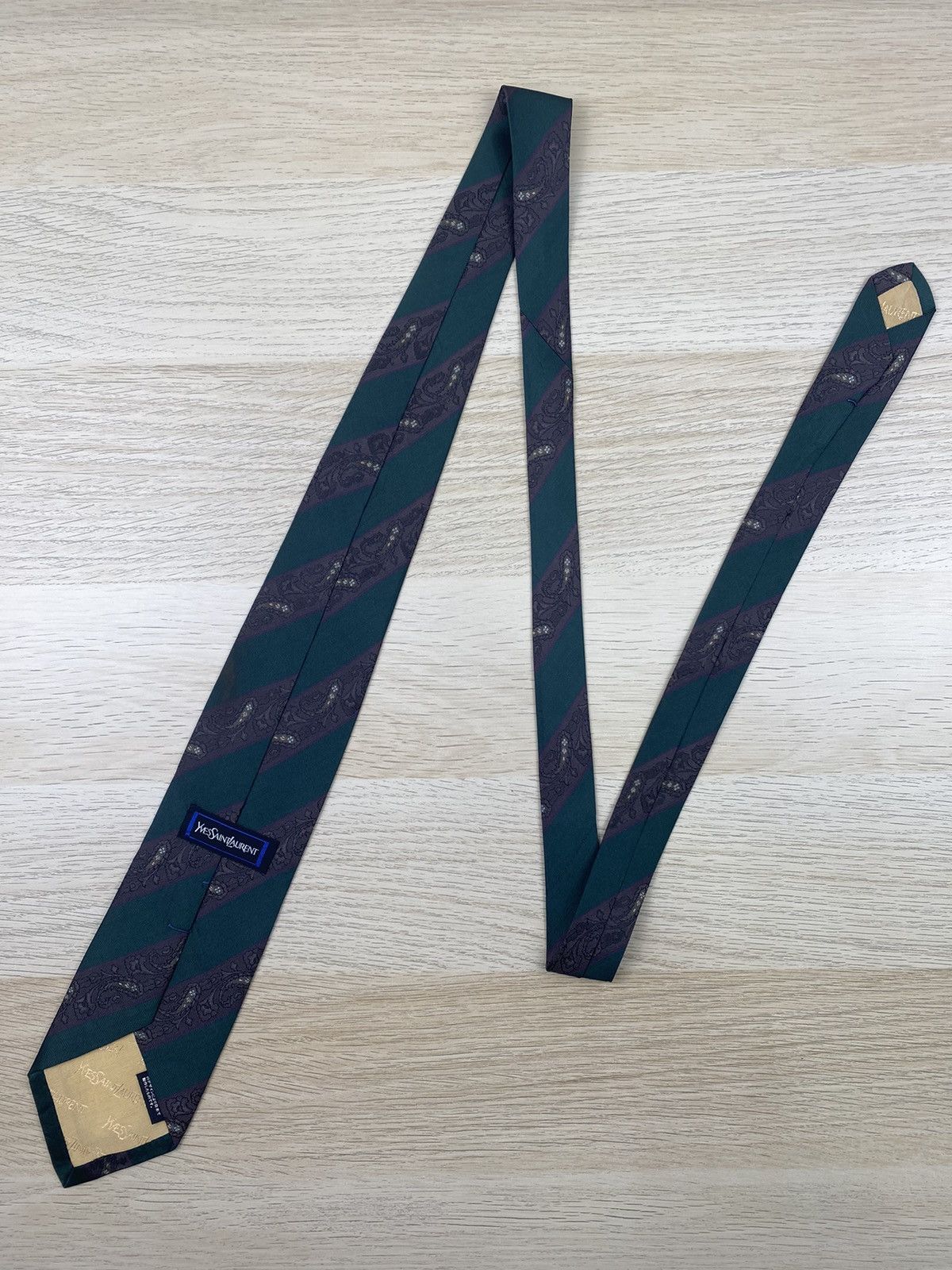 Vintage YvesSaintLaurent Silk Tie T27 Size ONE SIZE - 3 Thumbnail