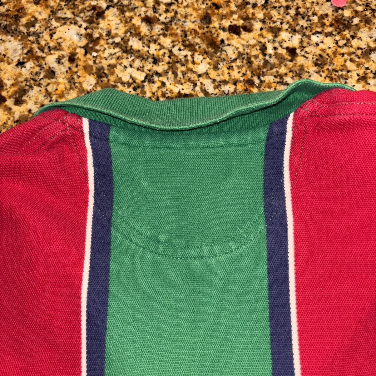 Gant Vintage GANT Rough Weather Stripe Polo – Green/Red Size US M / EU 48-50 / 2 - 6 Thumbnail