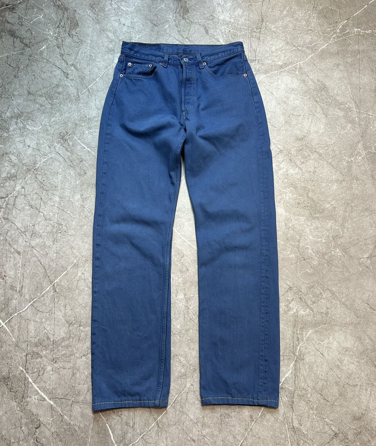 Levi's × Vintage Vintage 90s Levis 501 Denim Jeans Made In USA Size US 31 - 8 Thumbnail