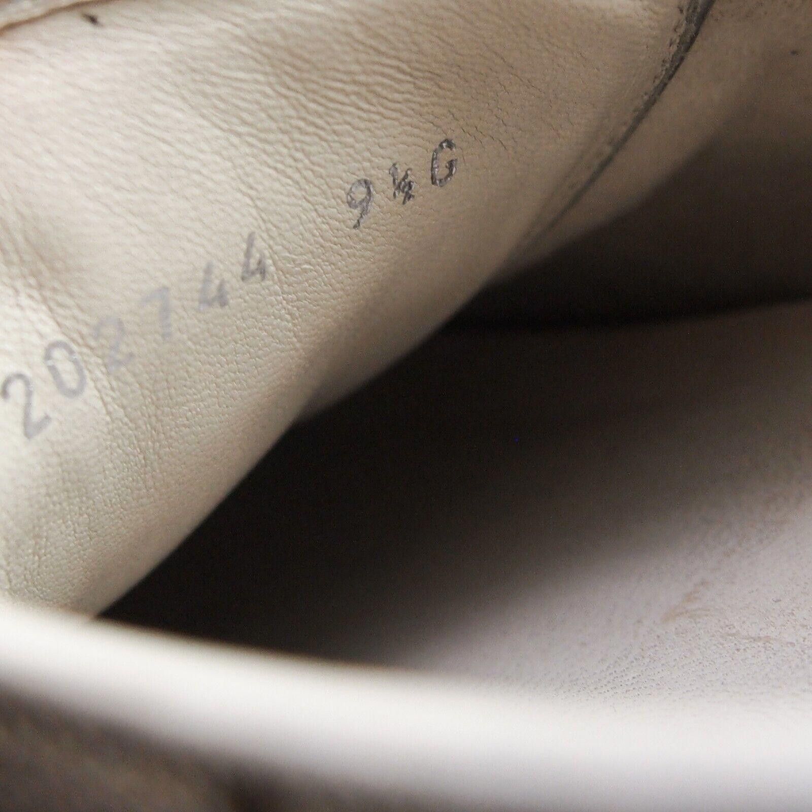 Gucci Gucci Sneakers White Leather Brown Canvas US 10.5 EU 43.5 G Size US 10.5 / EU 43-44 - 5 Thumbnail