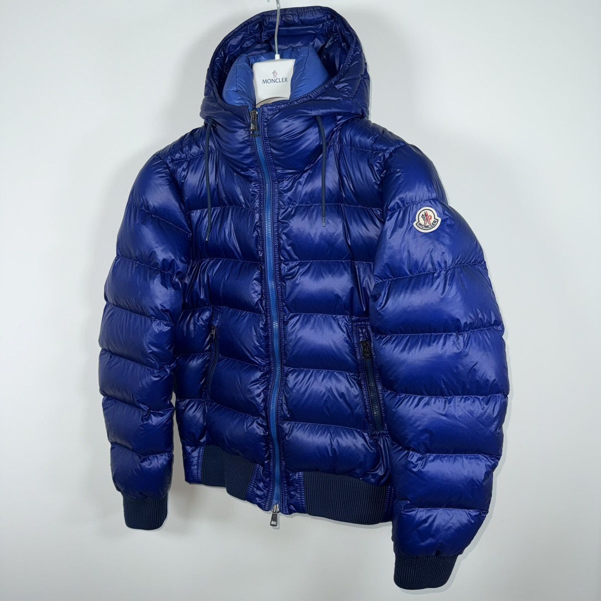 Moncler Moncler Marque Men’s Down Puffer Jacket Size 1 (S) Blue Size US S / EU 44-46 / 1 - 2 Thumbnail