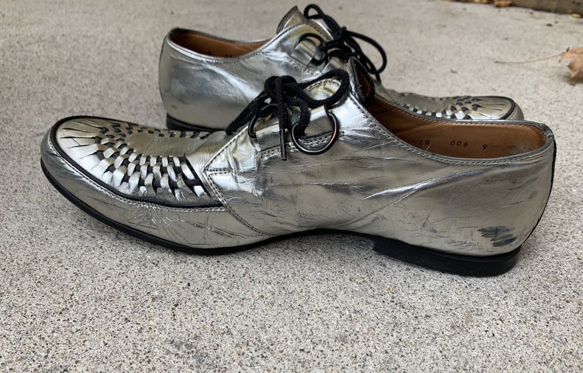 Number (N)ine Number (N)ine SS04 Silver Derby Shoes Size US 9 / EU 42 - 13 Thumbnail