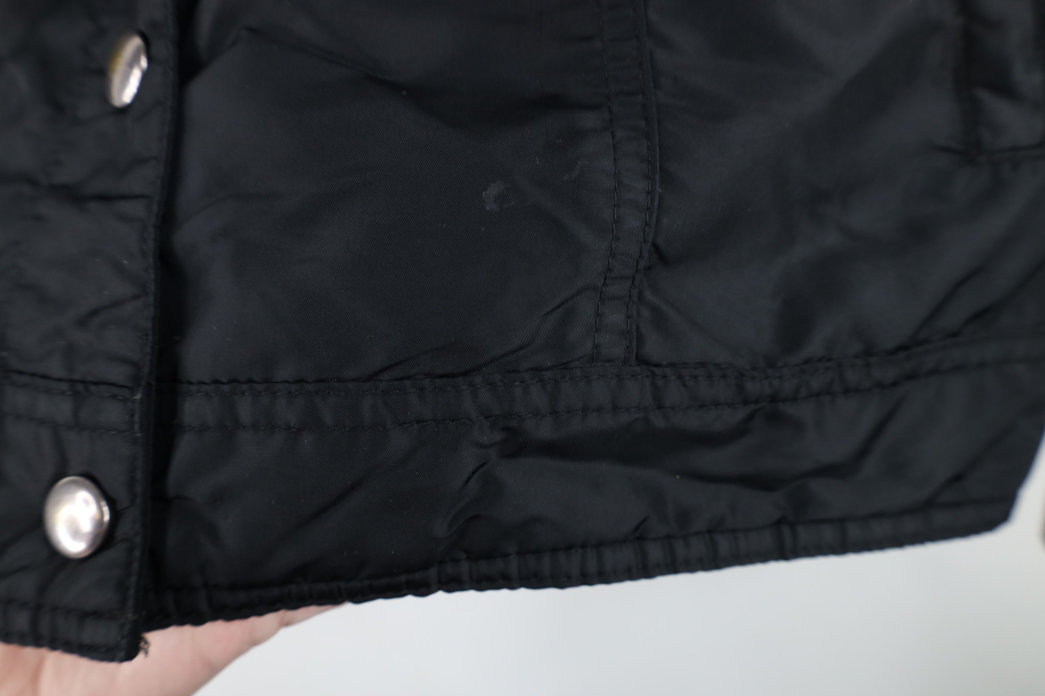 Gap Vintage 90s Y2K Gap Micro Puffer Bomber Jacket Black Size S / US 4 / IT 40 - 7 Thumbnail