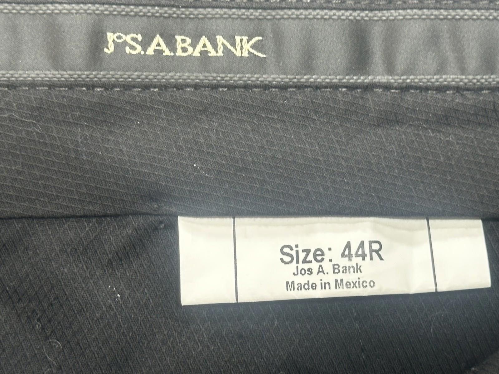 Jos. A. Bank Jos A Bank Uncuffed Tailor Wool Dress Pants Black Mens 44/37 Size US 44 / EU 60 - 8 Thumbnail