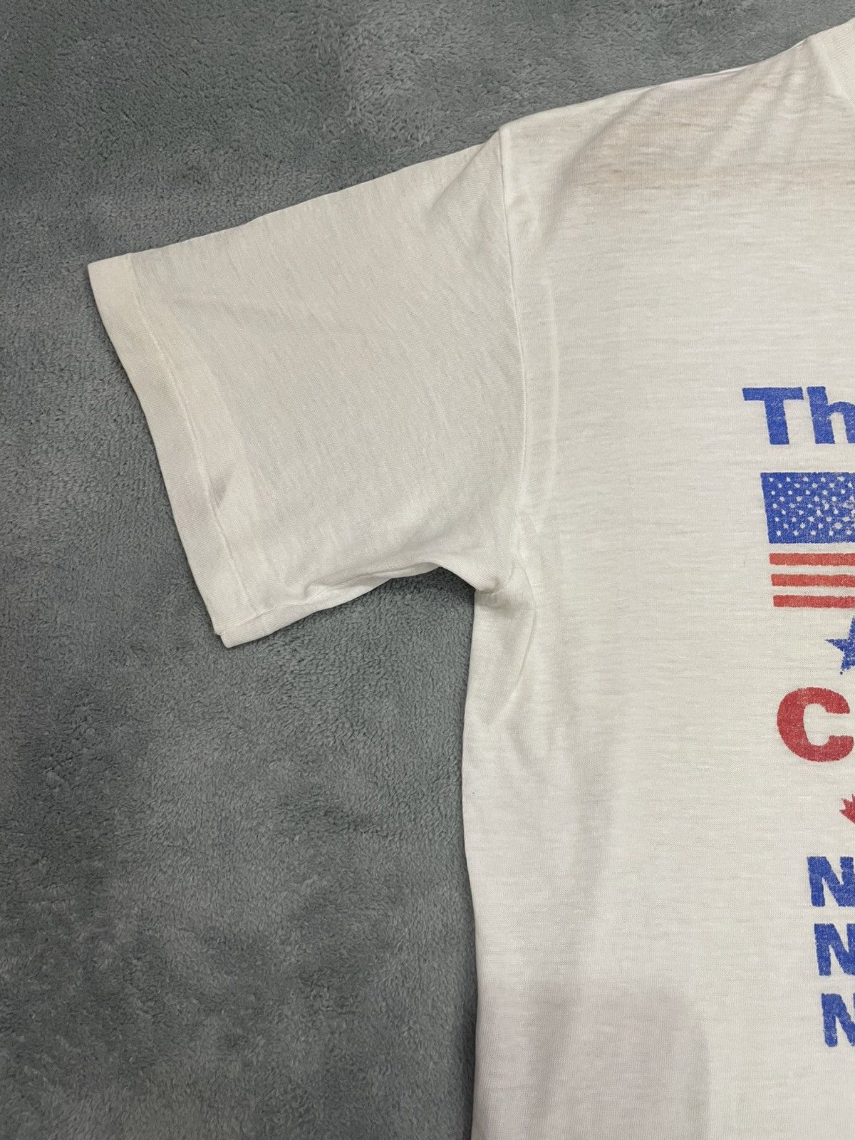 Vintage Vintage Brian Mulroney 80’s Canada USA Political Tshirt Size US L / EU 52-54 / 3 - 4 Thumbnail