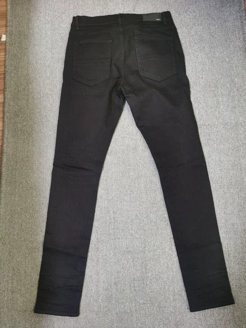 Amiri Amiri small destruction black jeans Size US 36 / EU 52 - 2 Thumbnail