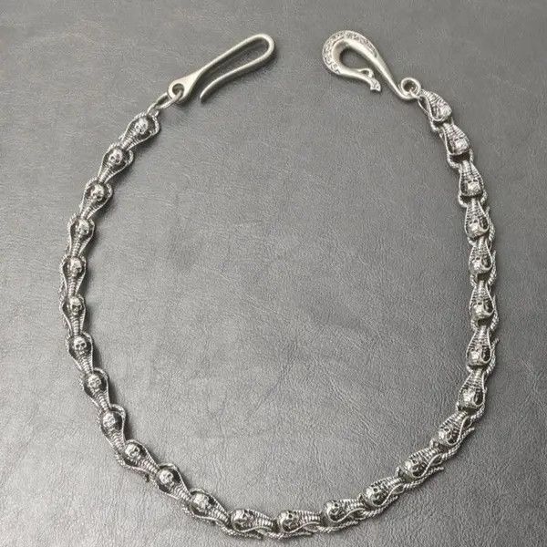 Jewelry Punk Waist Pants Chain Wallet Chain Skull Keychain Size ONE SIZE - 7 Thumbnail