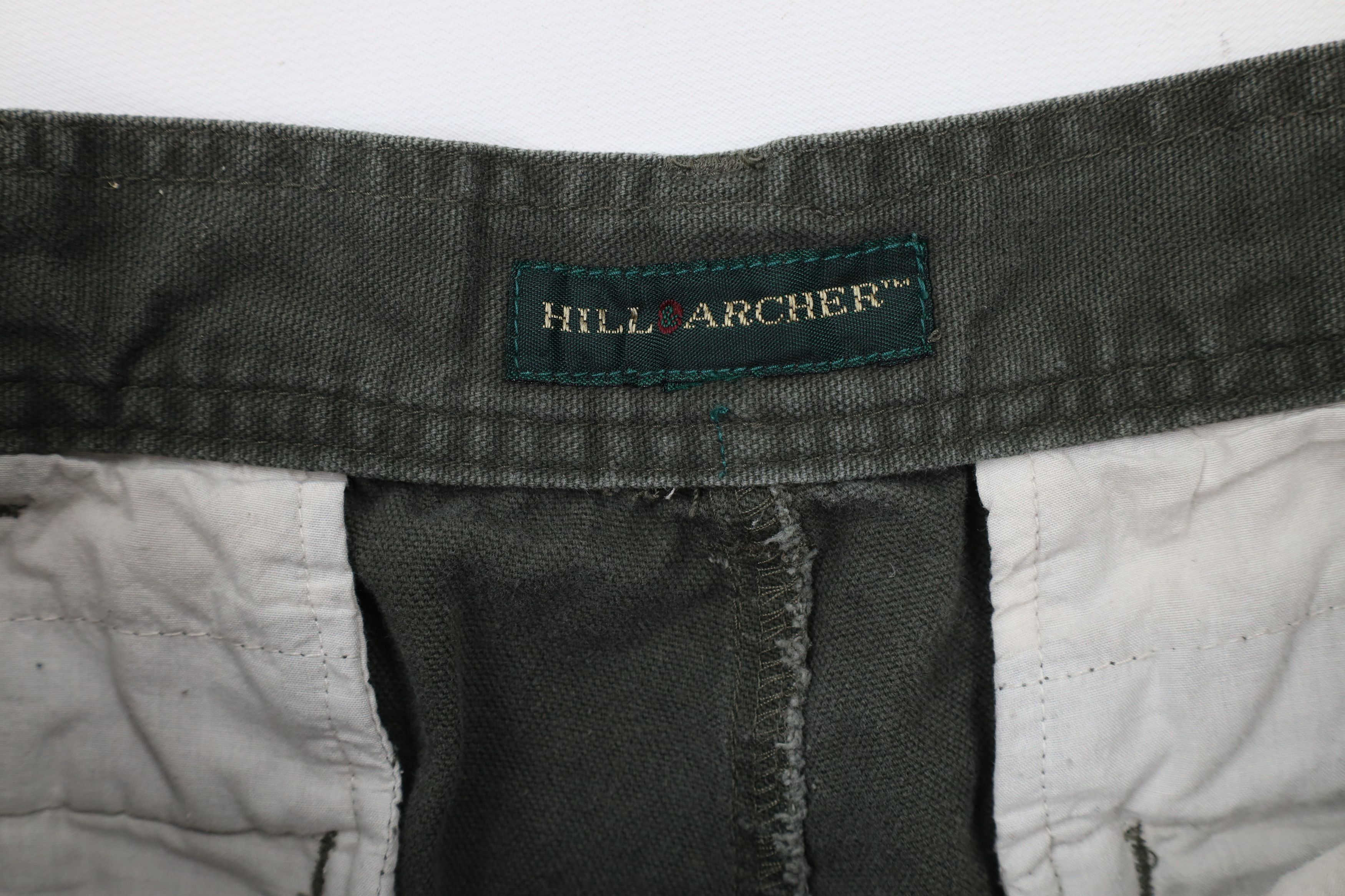 Vintage Vintage 90s Streetwear Baggy Fit Cargo Shorts Green Cotton Size US 30 / EU 46 - 8 Thumbnail