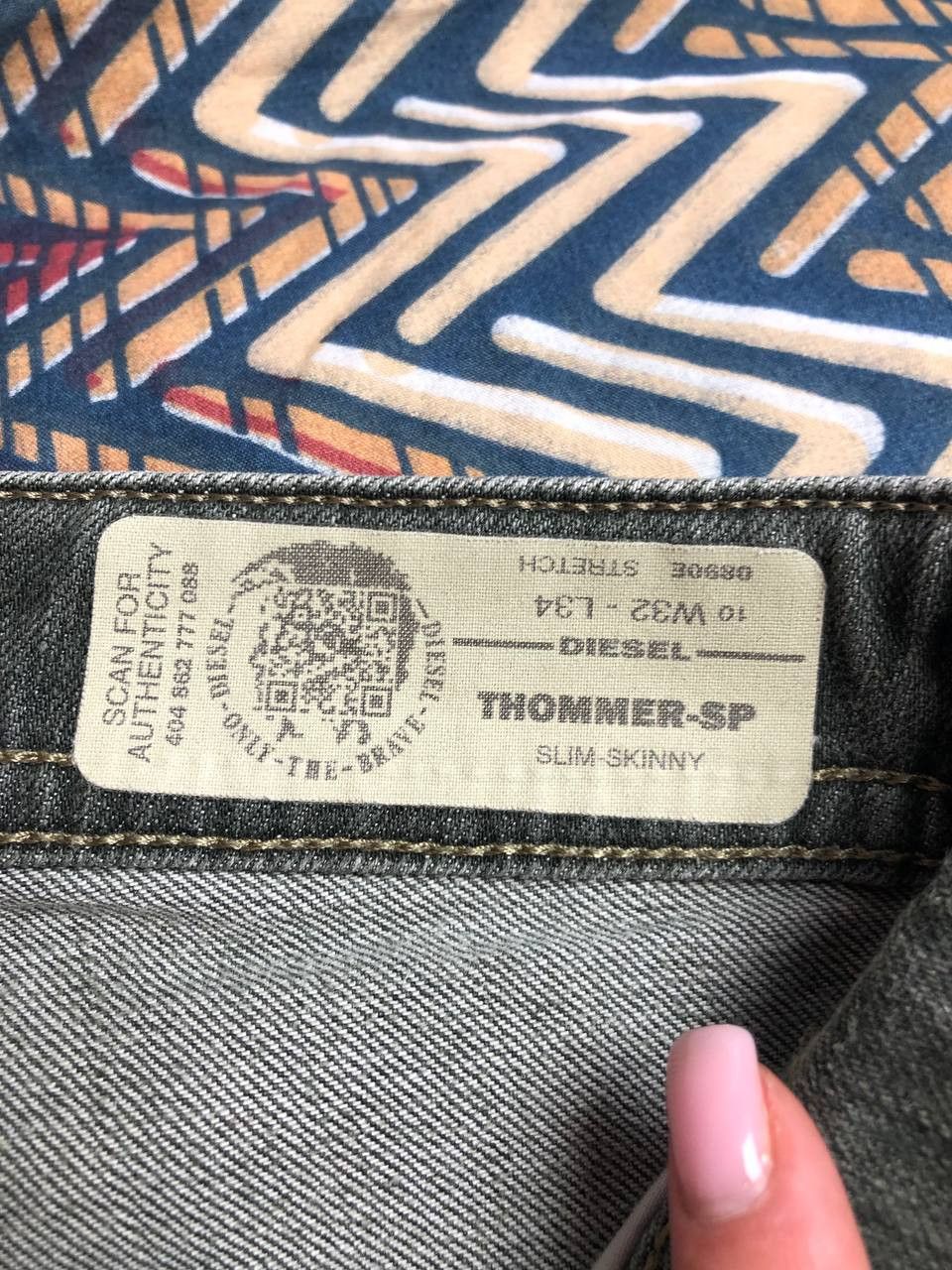 Diesel × Vintage Vintage Y2K Diesel THOMMRE-SP denim faded stretwear style Size US 32 / EU 48 - 2 Thumbnail