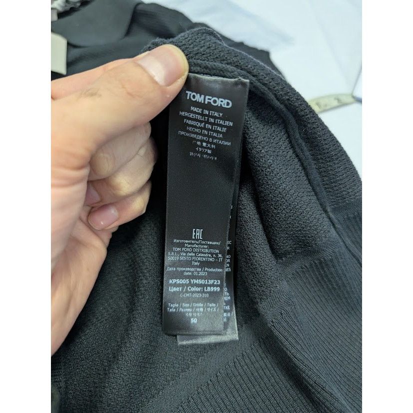 Tom Ford o1rshd1 Polo Shirt in Black Size US M / EU 48-50 / 2 - 16 Thumbnail