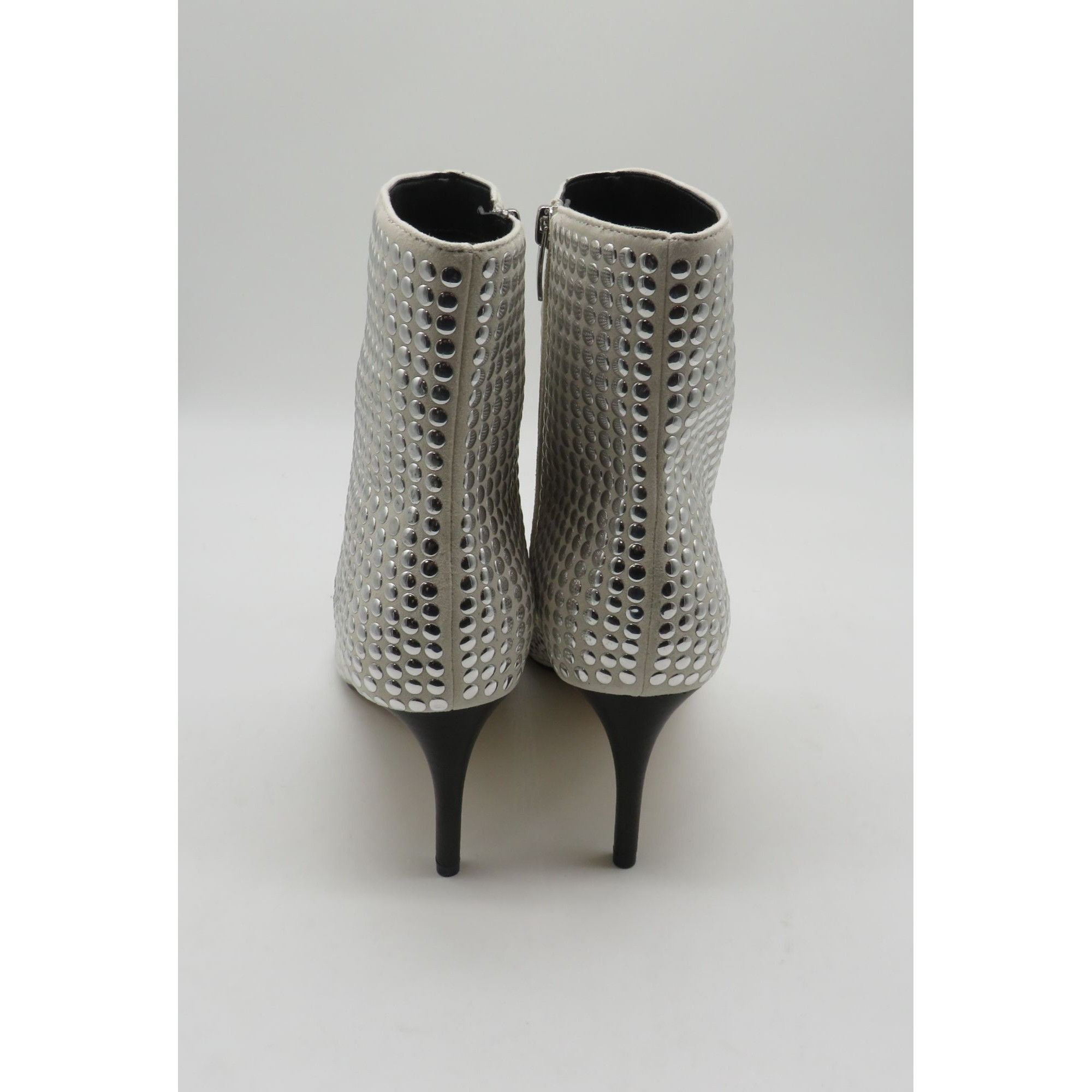 Nine West Nine West Ivory Rhinestone Studded Pointed Toe Ankle Boots 1 Size US 10 / IT 40 - 6 Thumbnail