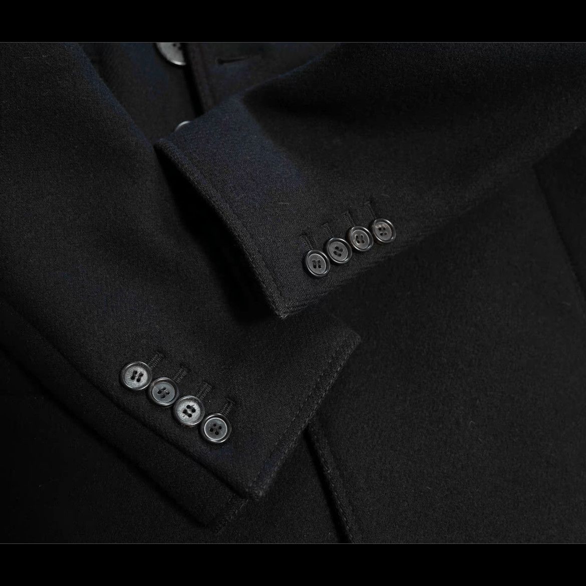 Dior Sz 44 Dior Homme 06AW Navy Wool Coat Size US S / EU 44-46 / 1 - 4 Thumbnail