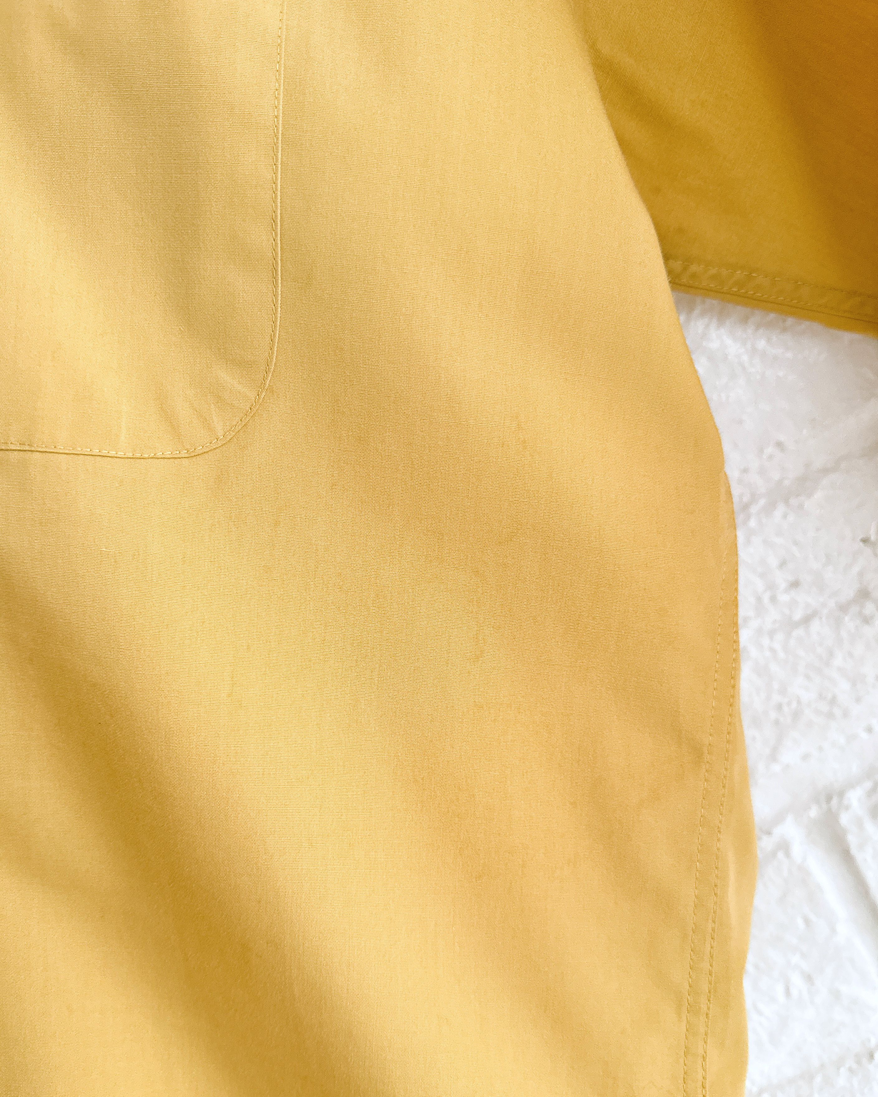 Vintage Vintage 80s Giorgio Brutini Button Up Shirt Gold Yellow L Size US L / EU 52-54 / 3 - 7 Thumbnail