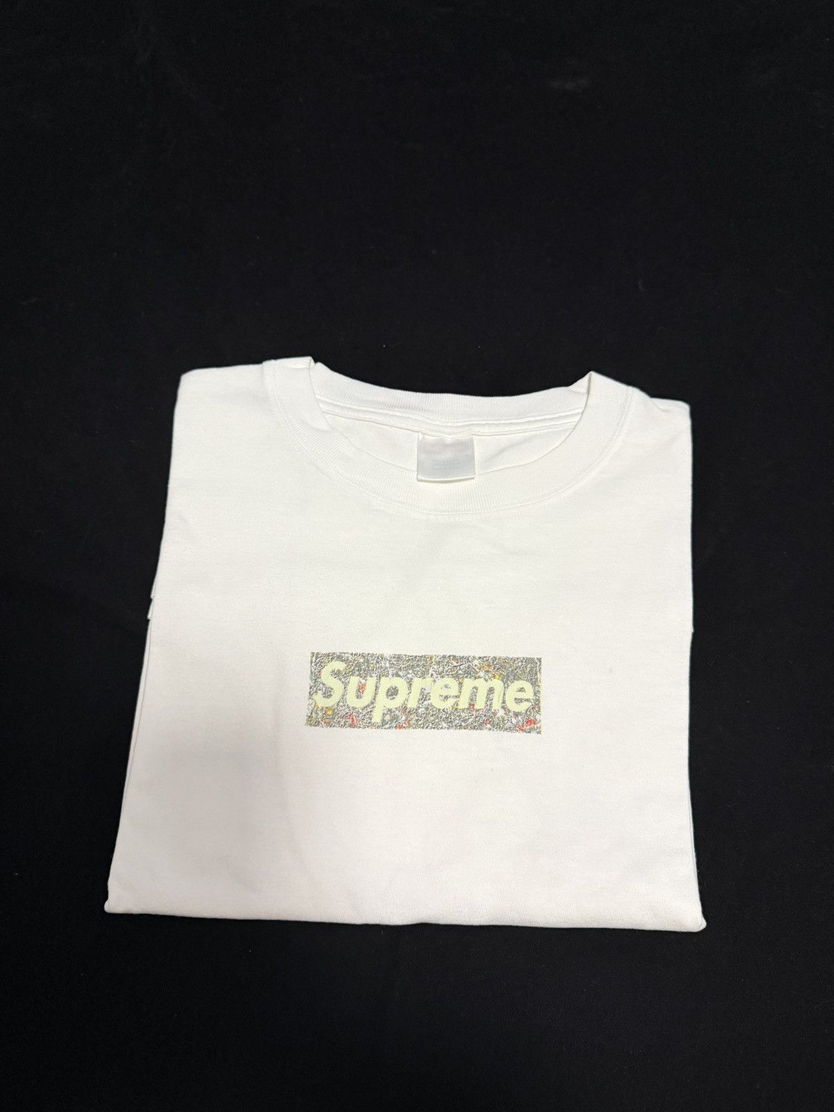 supreme　　1999  Pollock Box Logo Tee Supreme Jackson Pollock Box Logo tee 1999 L | eBay