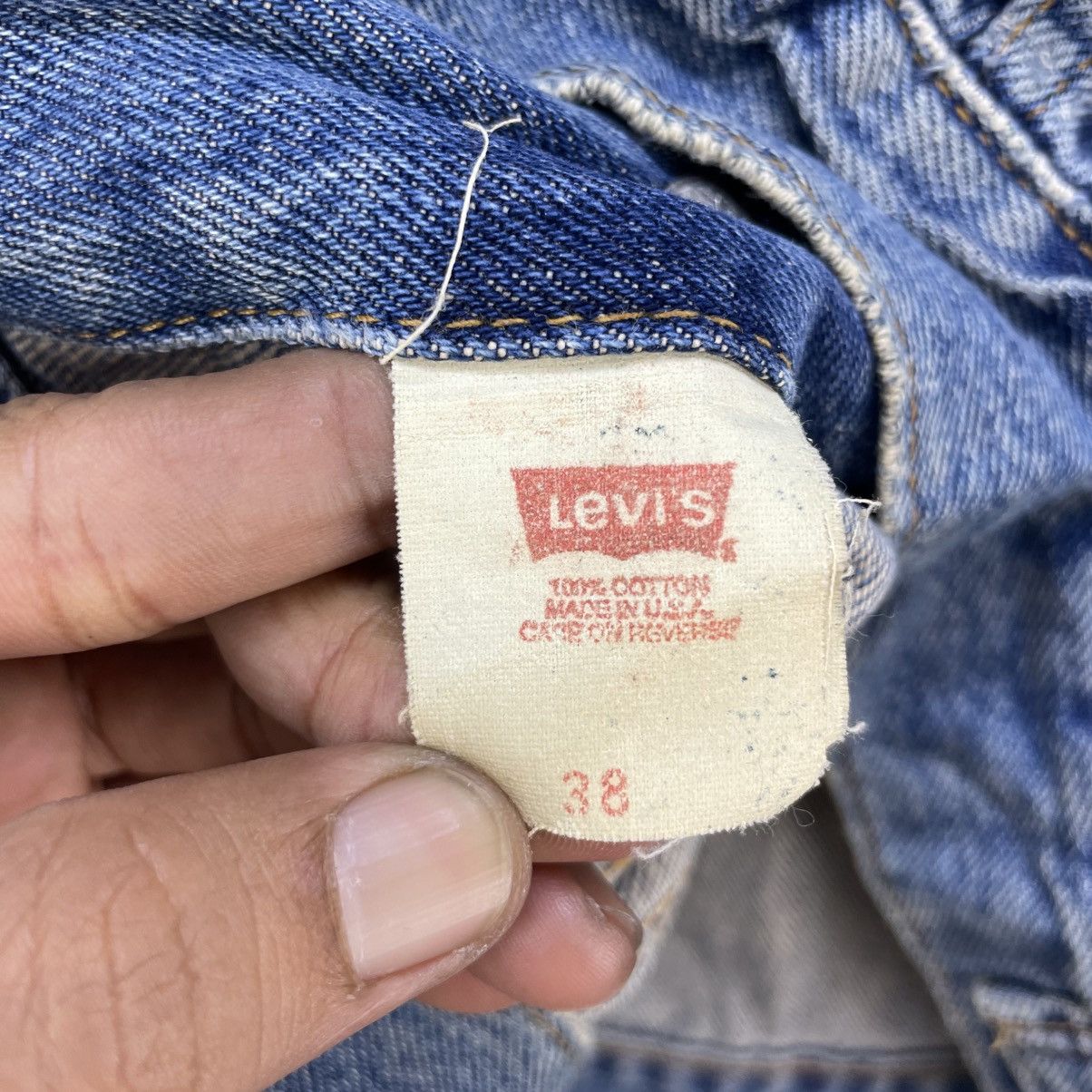 Levi's 💥Levis 90s Trucker Levis Size US M / EU 48-50 / 2 - 9 Thumbnail